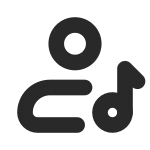 Music Artist SVG Icon